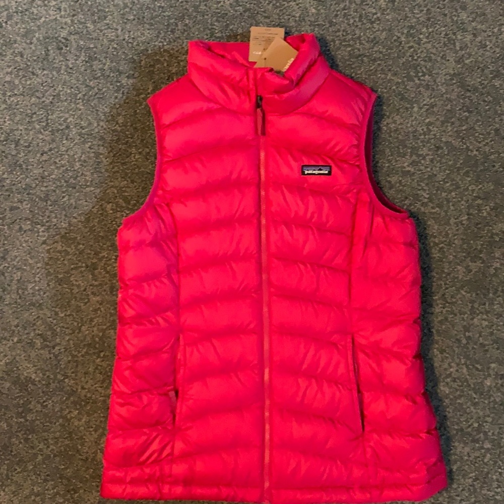 Patagonia Girl’s Down Sweater Vest XXL 16 18